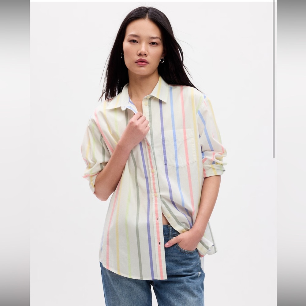 Gap Poplin Big Shirt